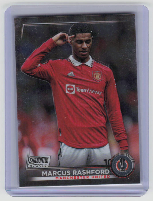 2022-23 Stadium Club Chrome UEFA Club Competitions #96 Marcus Rashford