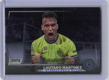 2022-23 Stadium Club Chrome UEFA Club Competitions #100 Lautaro Martínez