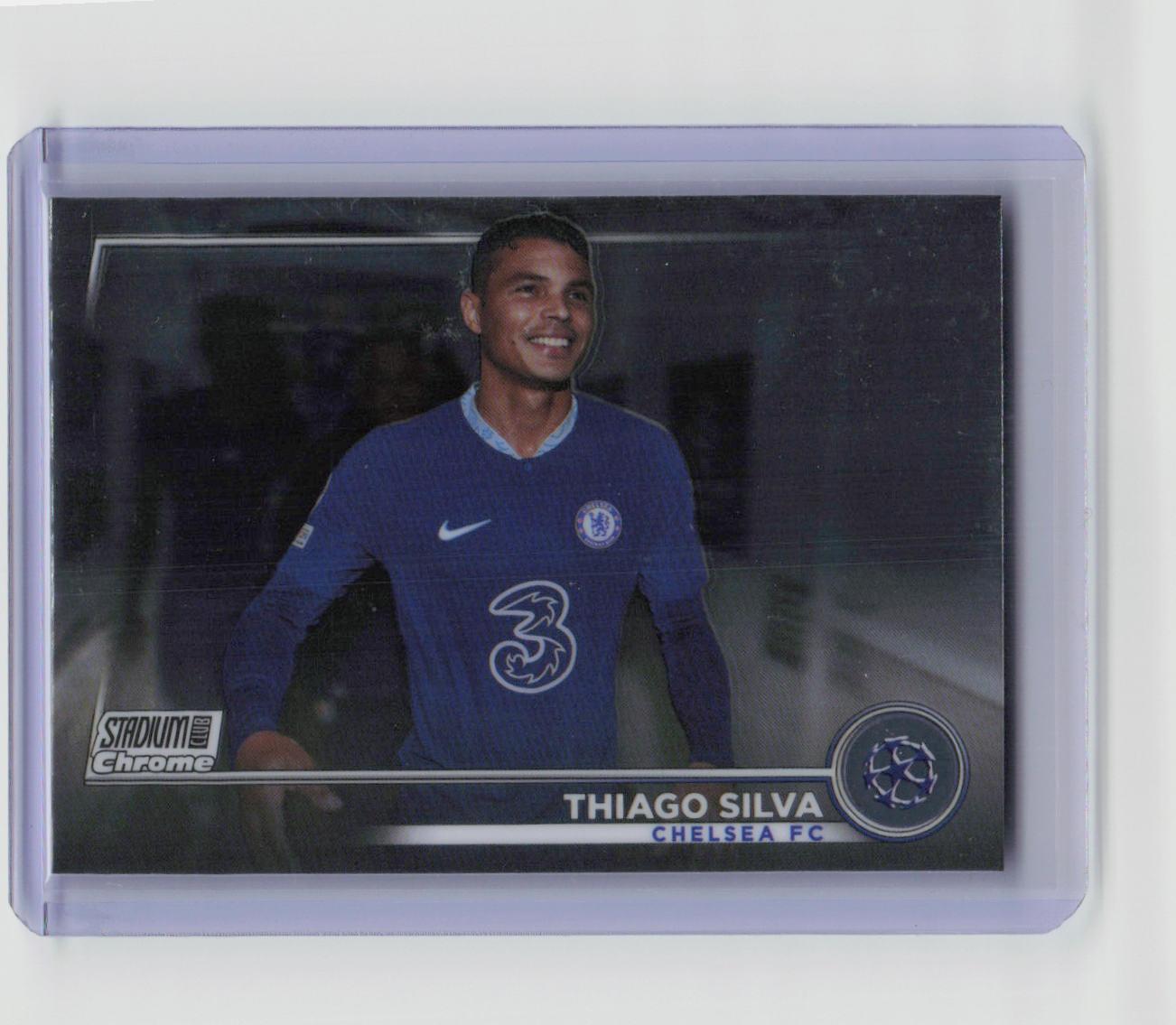 2022-23 Stadium Club Chrome UEFA Club Competitions #56 Thiago Silva