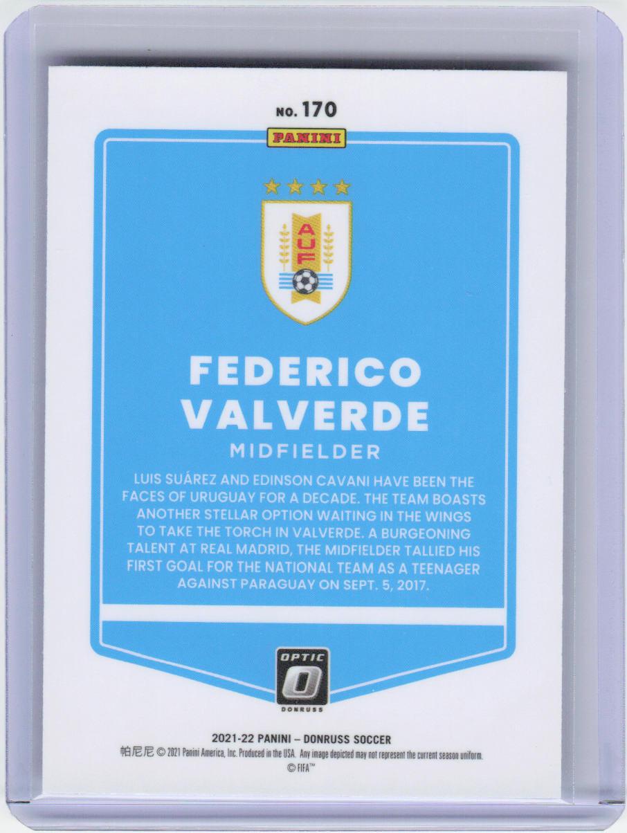 2021-22 Donruss #170 Federico Valverde Optic