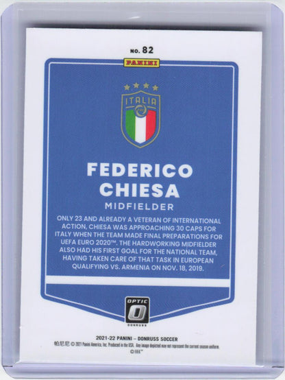 2021-22 Donruss #82 Federico Chiesa Optic