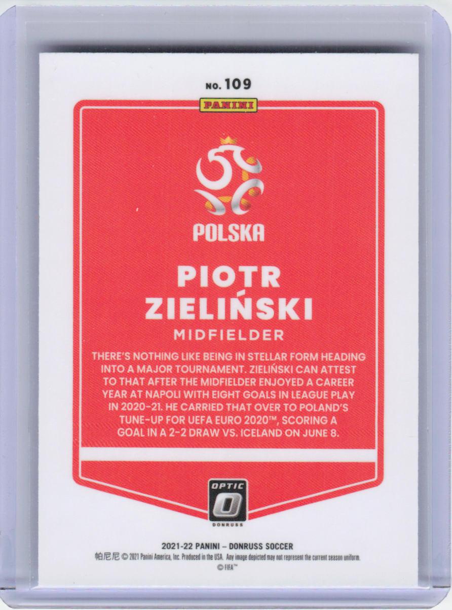 2021-22 Donruss #109 Piotr Zielinski Optic