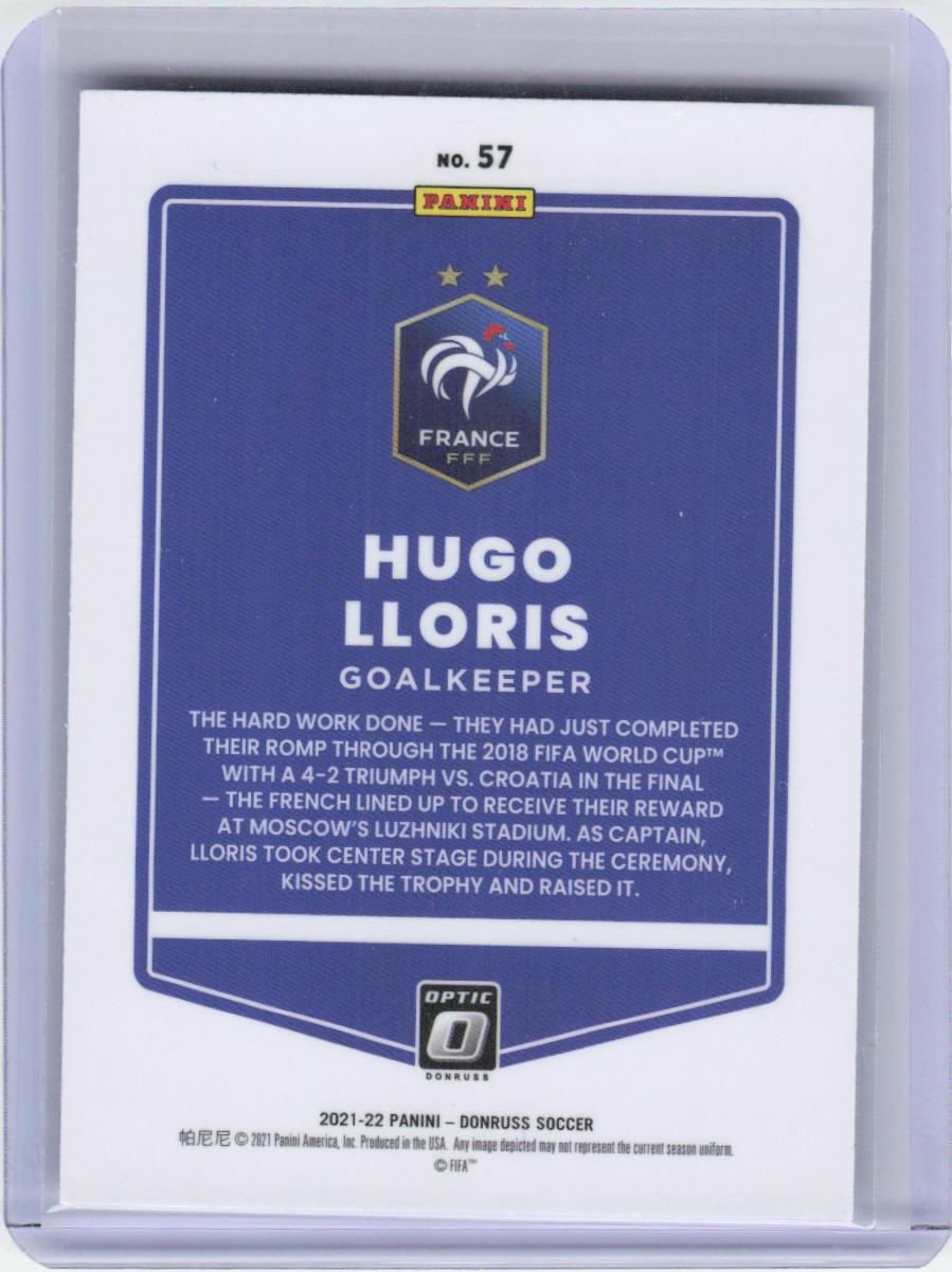 2021-22 Donruss #57 Hugo Lloris Optic