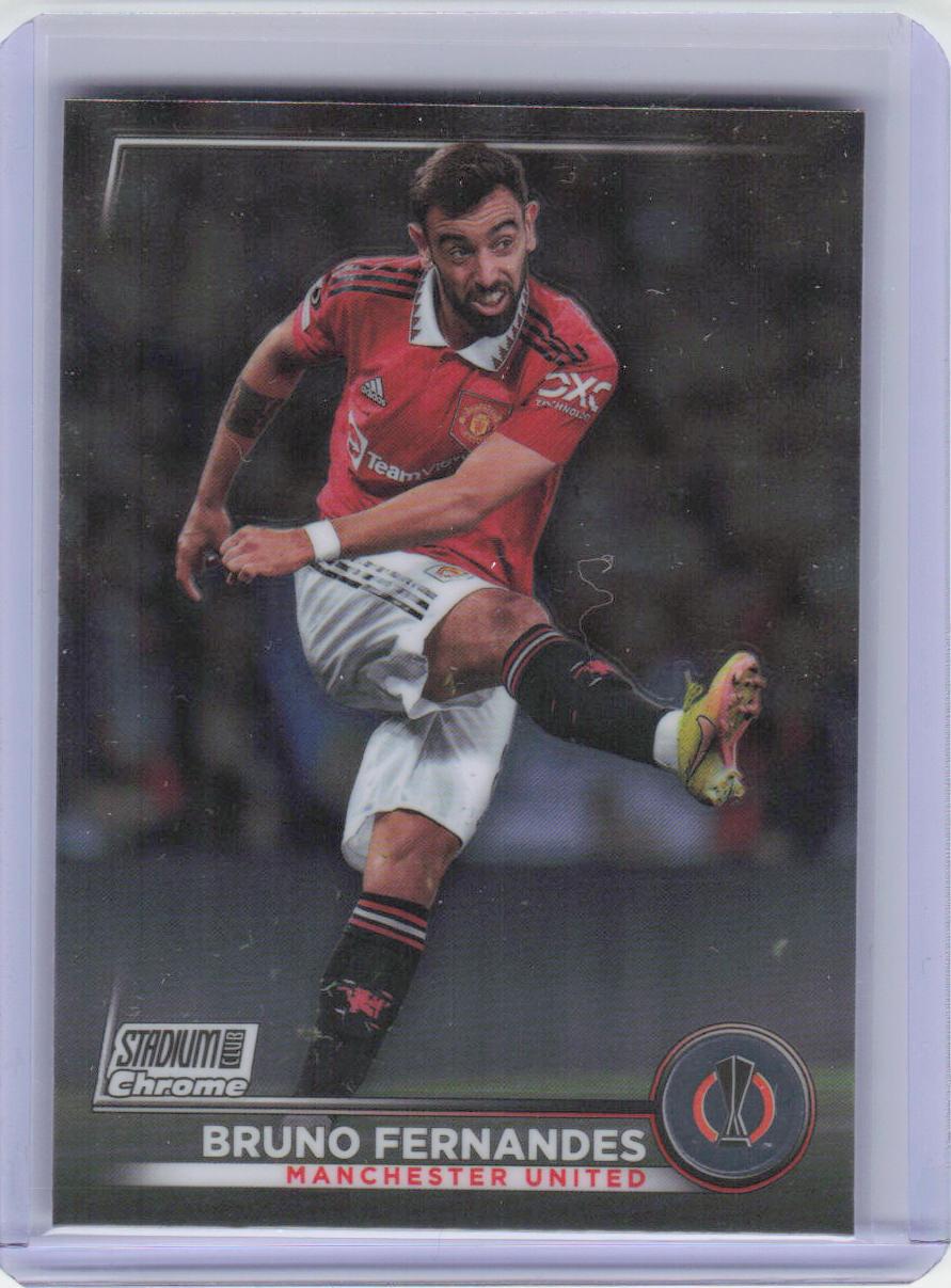 2022-23 Stadium Club Chrome UEFA Club Competitions #81 Bruno Fernandes