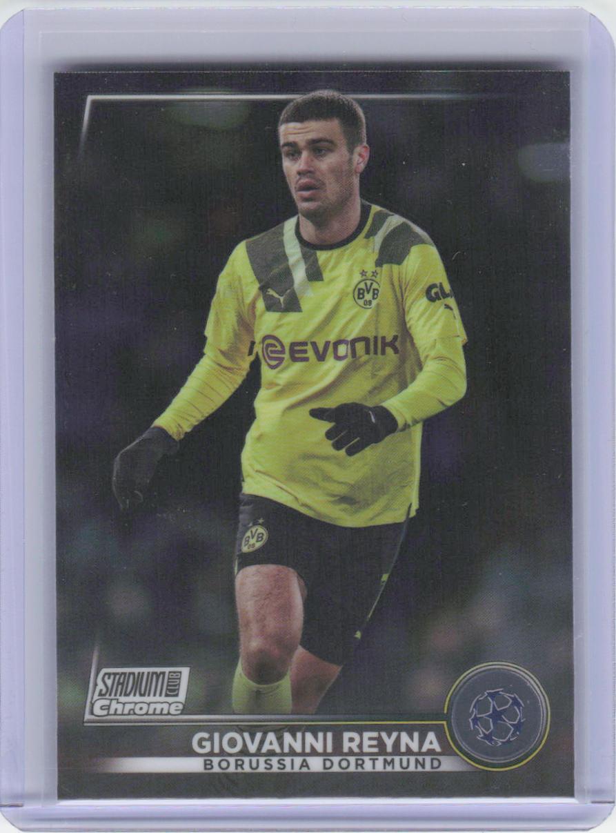 2022-23 Stadium Club Chrome UEFA Club Competitions #59 Giovanni Reyna