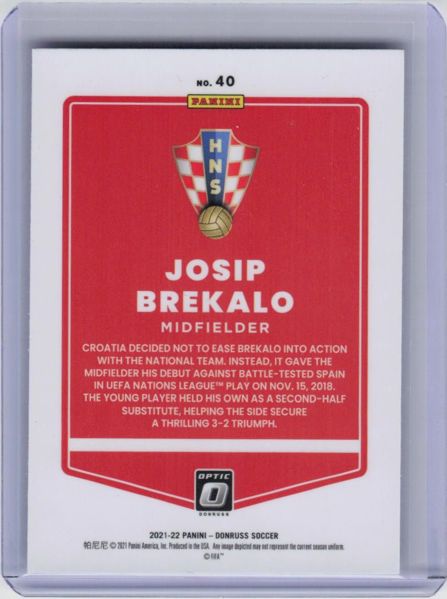 2021-22 Donruss #40 Josip Brekalo Optic