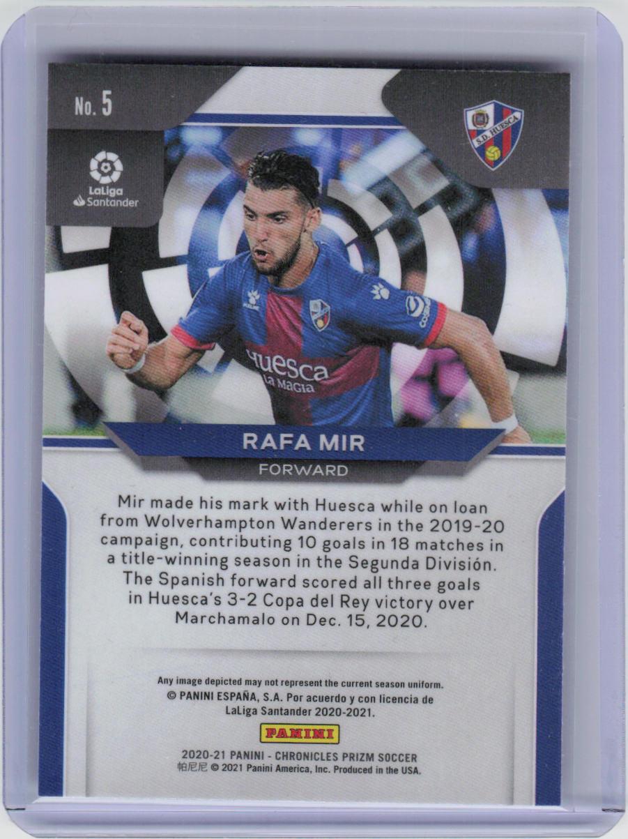 2020-21 Panini Chronicles: Prizm La Liga #5 Rafa Mir