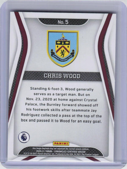 2020-21 Panini Chronicles: Certified Premier League #5 Chris Wood