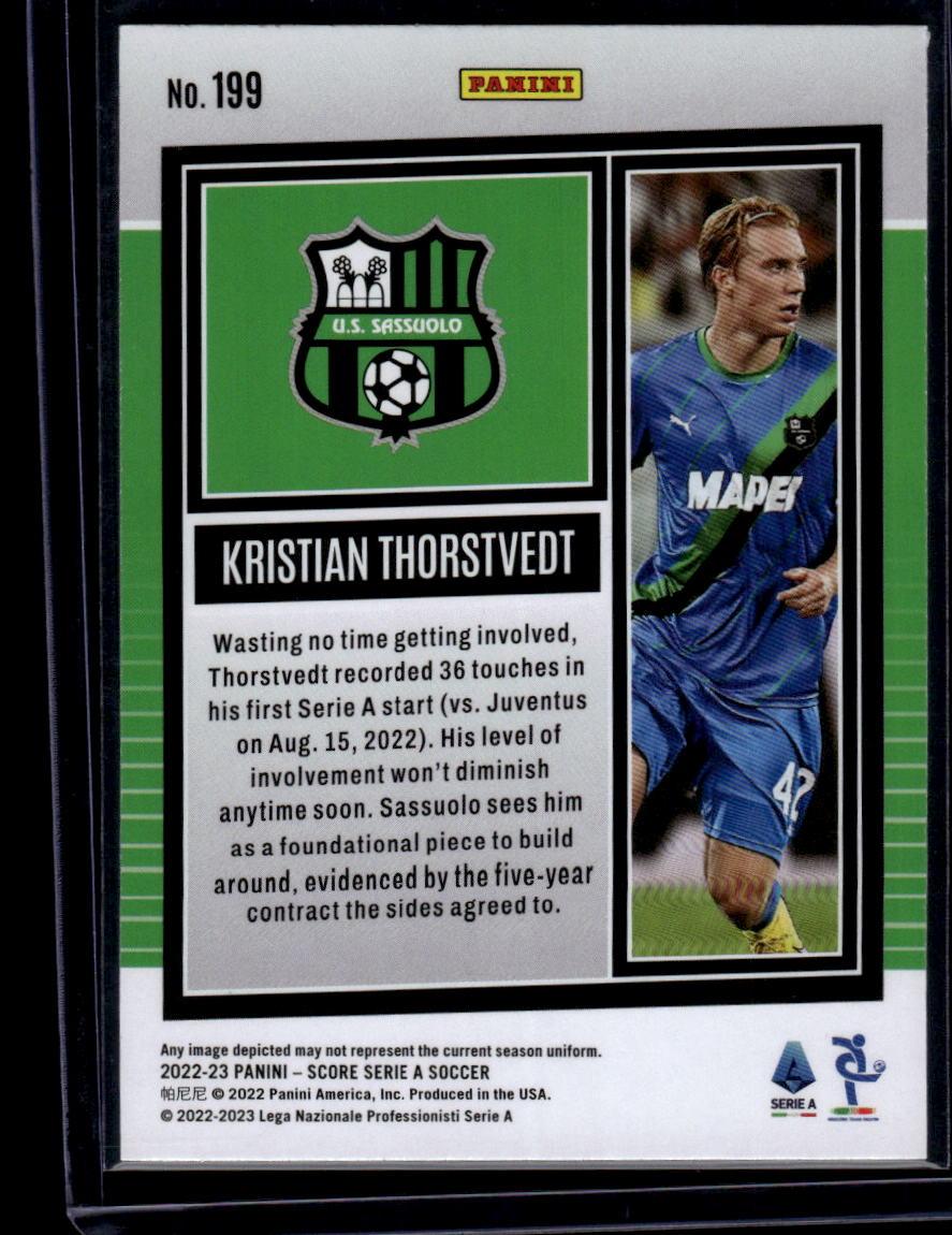 2022-23 Score Serie A #199 Kristian Thorstvedt