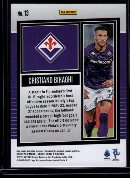 2022-23 Score Serie A #13 Cristiano Biraghi