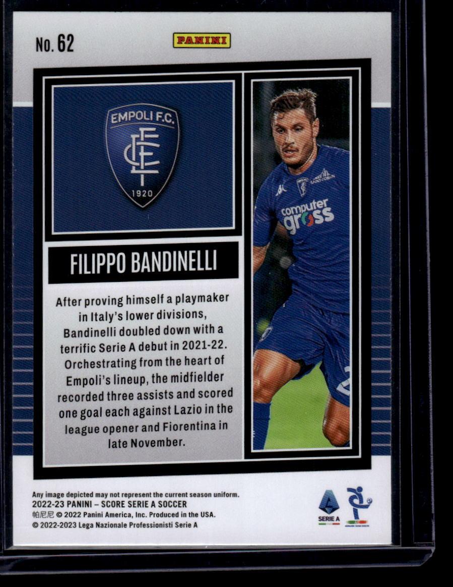 2022-23 Score Serie A #62 Filippo Bandinelli