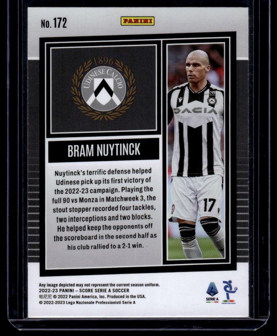 2022-23 Score Serie A #172 Bram Nuytinck