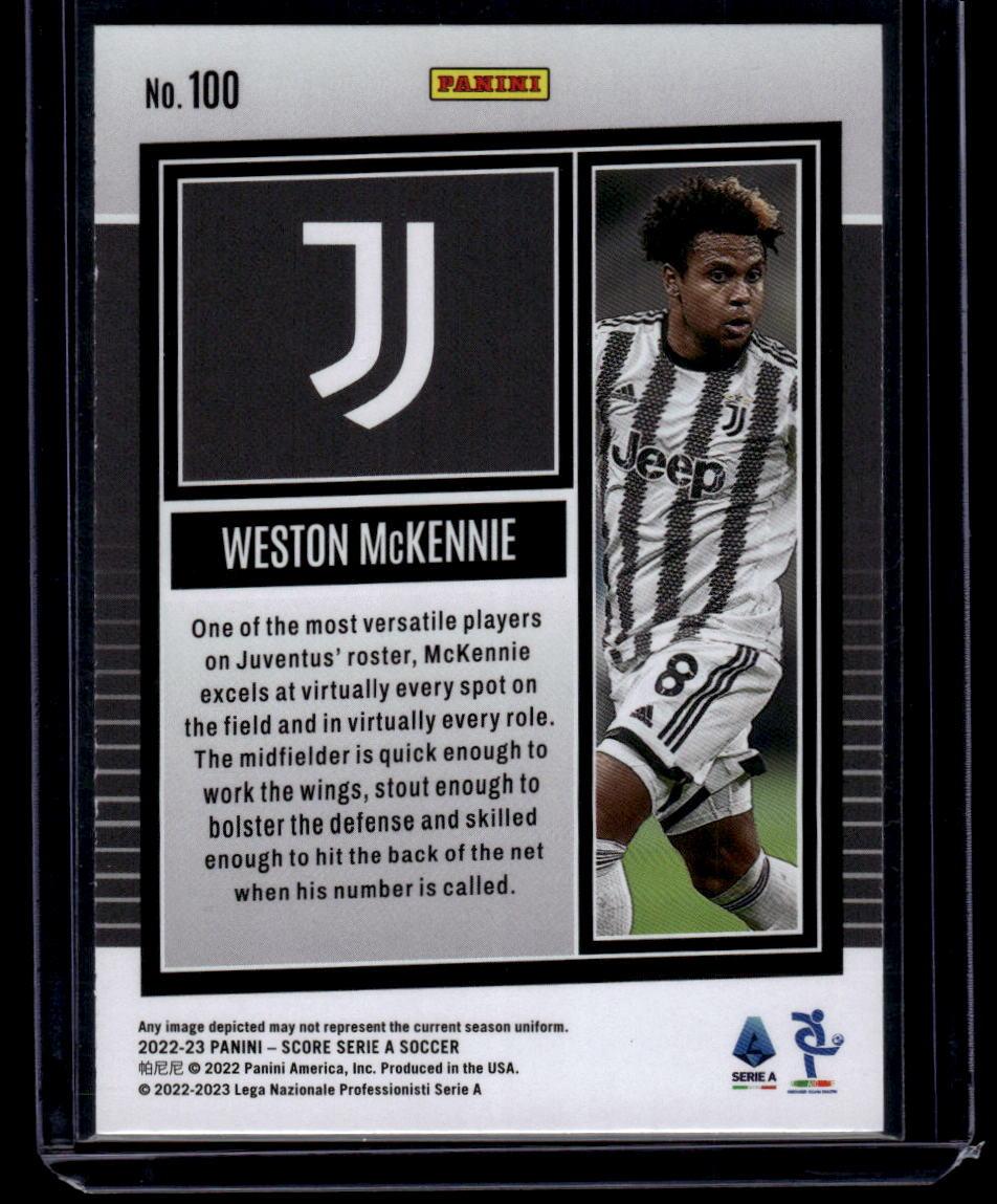 2022-23 Score Serie A #100 Weston McKennie