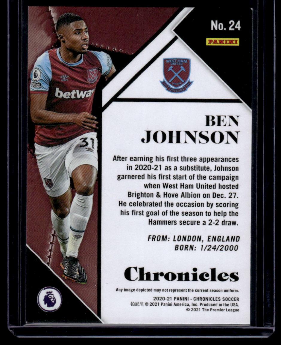 2020-21 Panini Chronicles: Chronicles Premier League #24 Ben Johnson