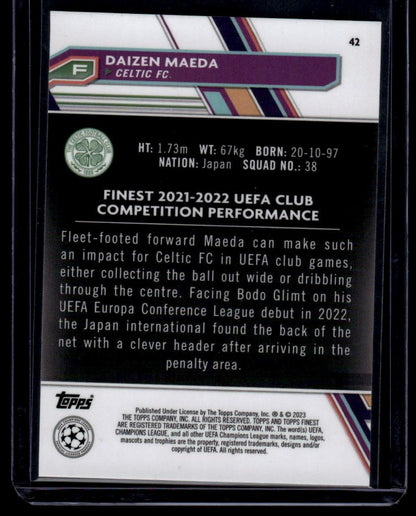 2022-23 Finest UEFA Club Competitions #42 Daizen Maeda