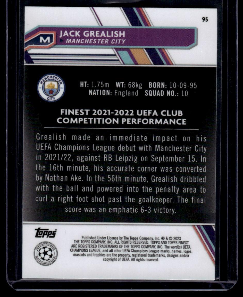 2022-23 Finest UEFA Club Competitions #95 Jack Grealish