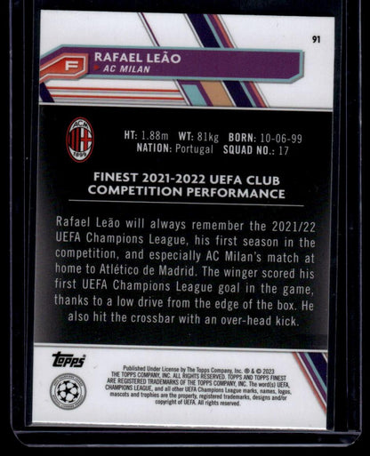 2022-23 Finest UEFA Club Competitions #91 Rafael Leão