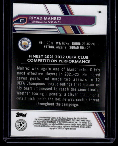 2022-23 Finest UEFA Club Competitions #134 Riyad Mahrez