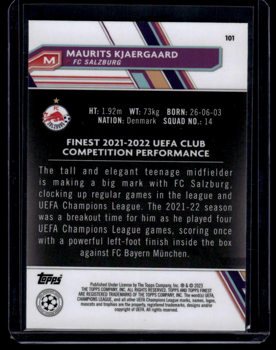 2022-23 Finest UEFA Club Competitions #101 Maurits Kjaergaard