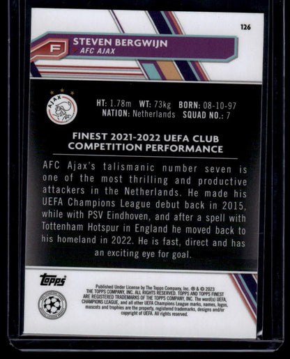 2022-23 Finest UEFA Club Competitions #126 Steven Bergwijn