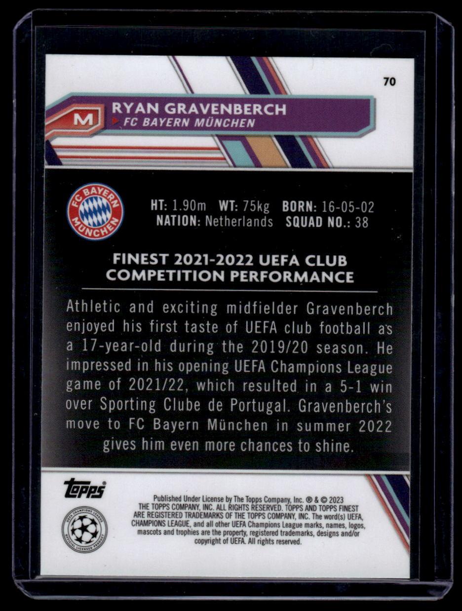 2022-23 Finest UEFA Club Competitions #70 Ryan Gravenberch