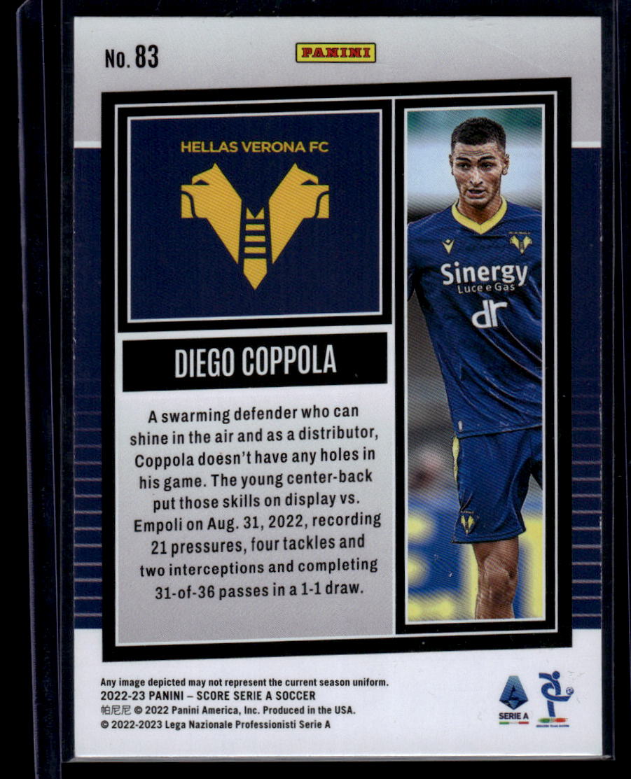 2022-23 Score Serie A #83 Diego Coppola