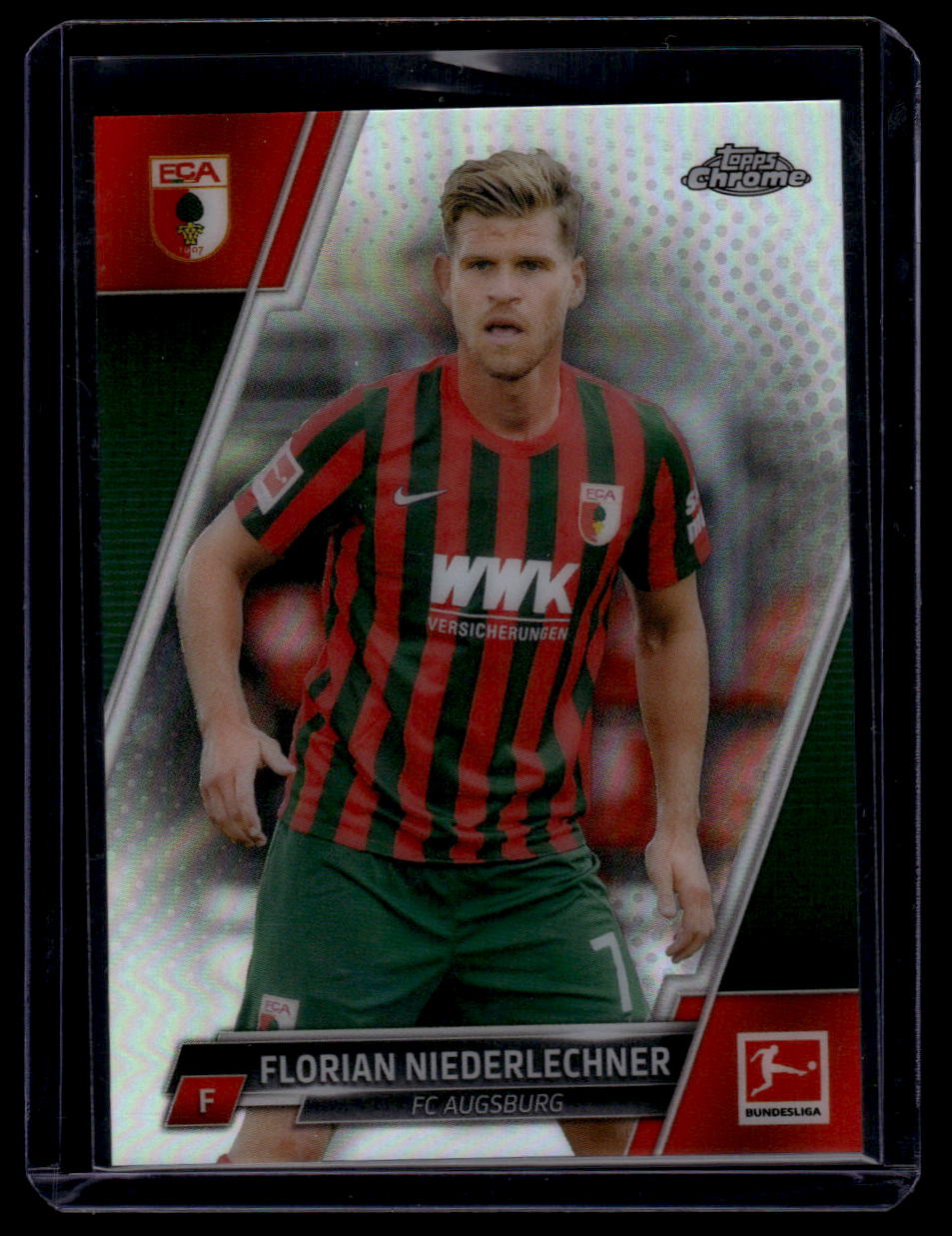 2021-22 Topps Chrome Bundesliga #6 Florian Niederlechner Refractors