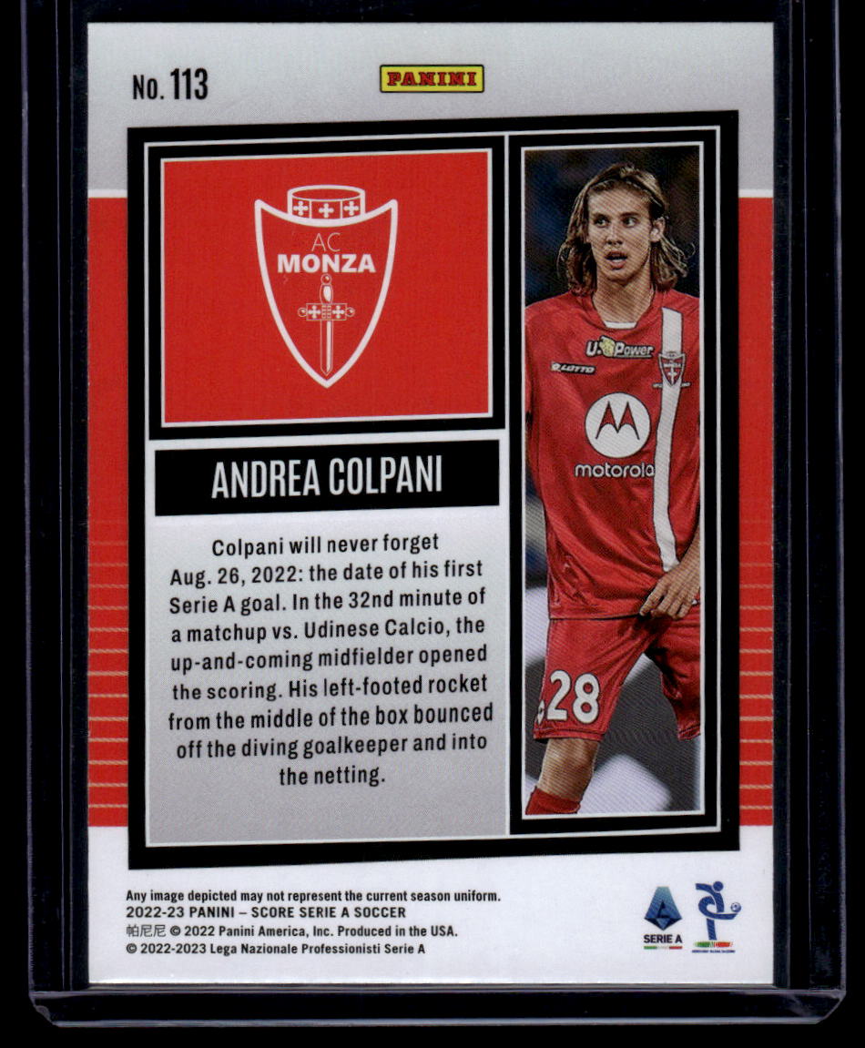 2022-23 Score Serie A #113 Andrea Colpani