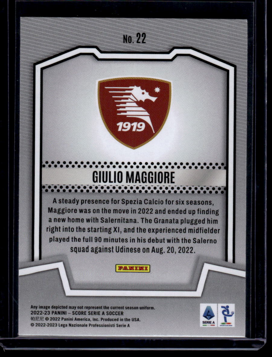 2022-23 Score Serie A #22 Giulio Maggiore Score Team