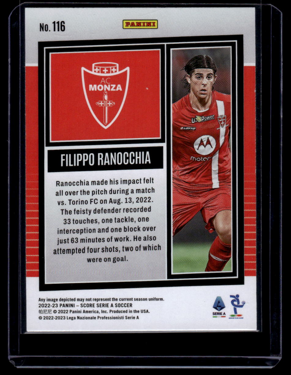 2022-23 Score Serie A #116 Filippo Ranocchia