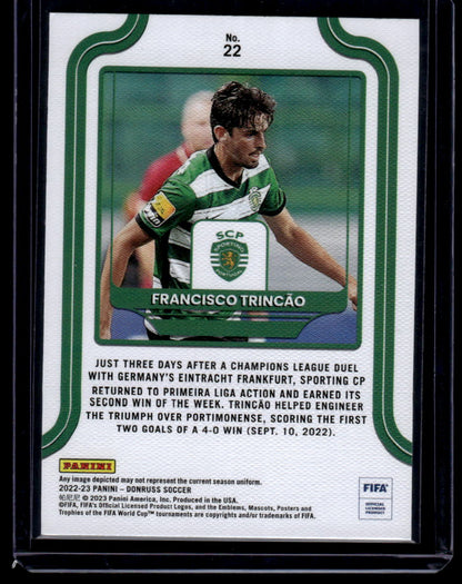 2022-23 Donruss #22 Francisco Trincao Elite Series