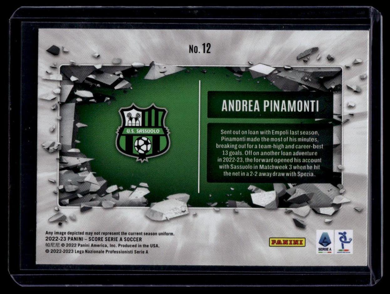 2022-23 Score Serie A #12 Andrea Pinamonti Breakthrough