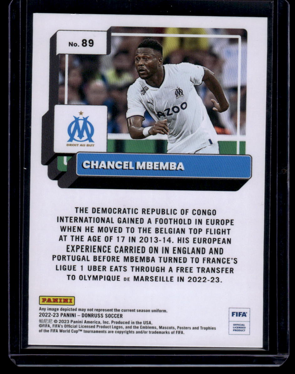 2022-23 Donruss #89 Chancel Mbemba