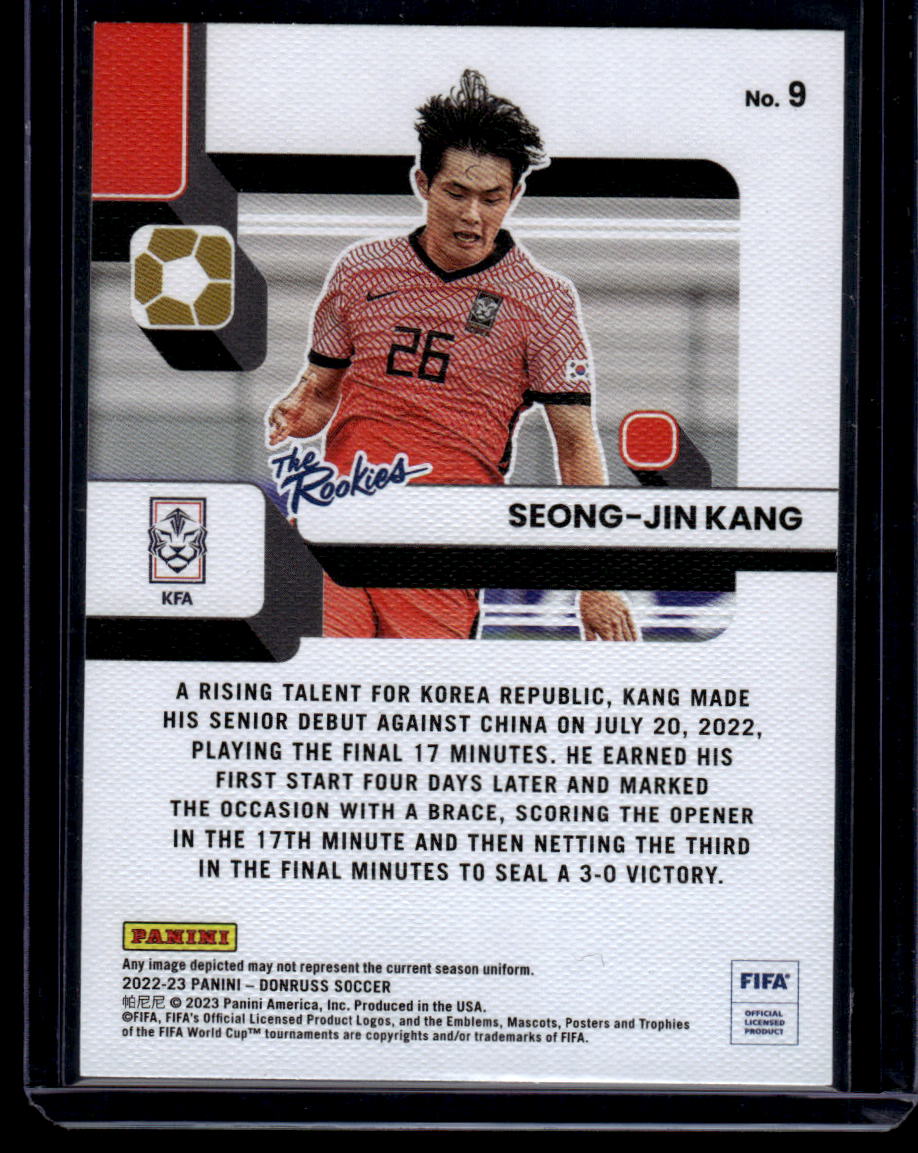 2022-23 Donruss #9 Seong-jin Kang The Rookies Silver