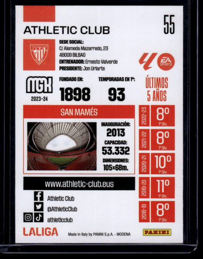 2023-24 Panini Megacracks LaLiga EA Sports #55 Athletic Club