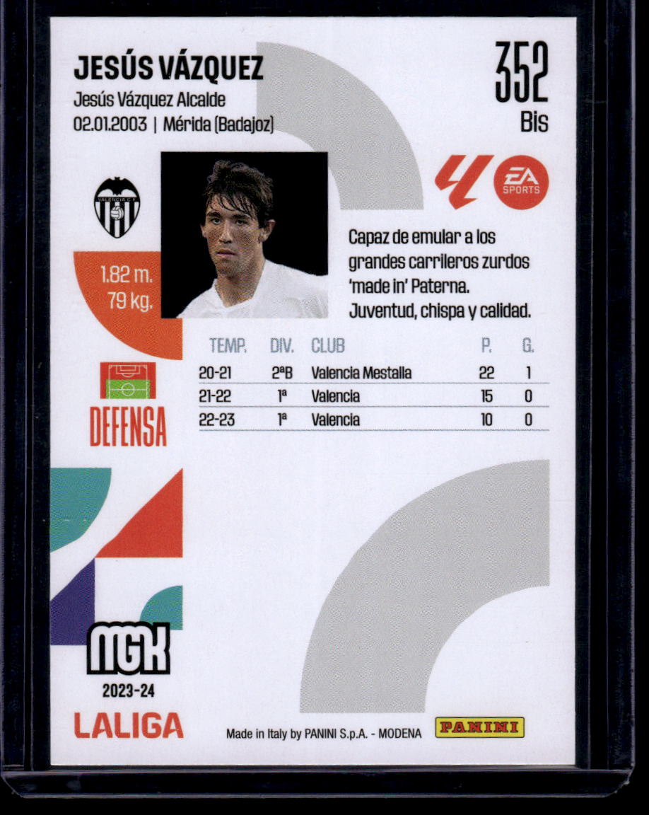 2023-24 Panini Megacracks LaLiga EA Sports #352 bis Jesús Vázquez