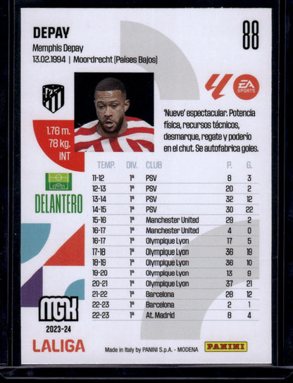 2023-24 Panini Megacracks LaLiga EA Sports #88 Depay