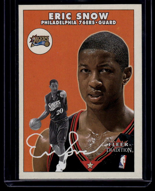 2000-01 Fleer Tradition #69 Eric Snow