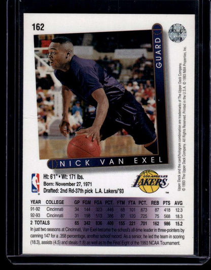 1993-94 Upper Deck #162 Nick Van Exel