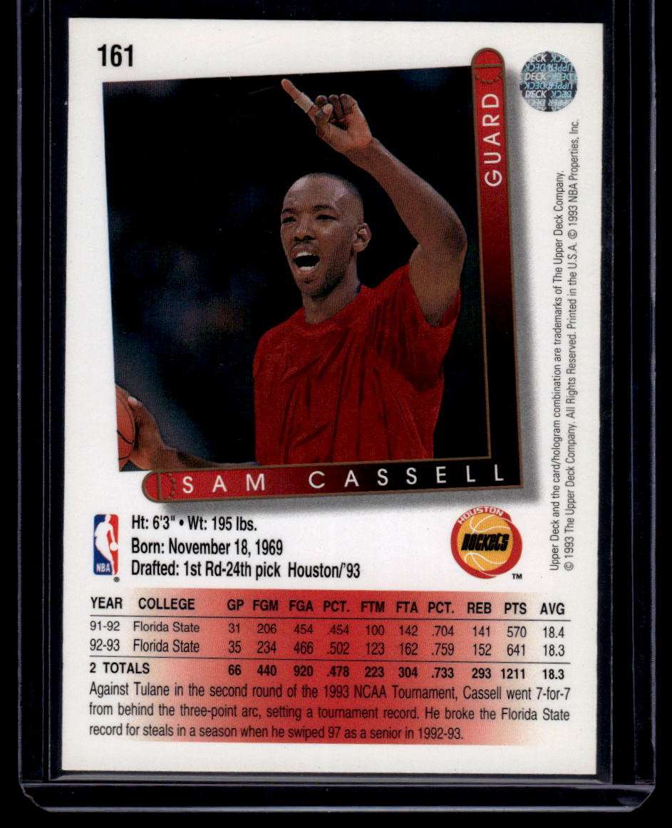 1993-94 Upper Deck #161 Sam Cassell