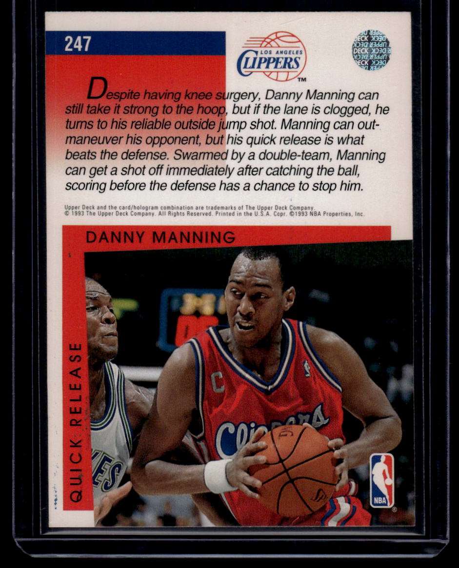 1993-94 Upper Deck #247 Danny Manning