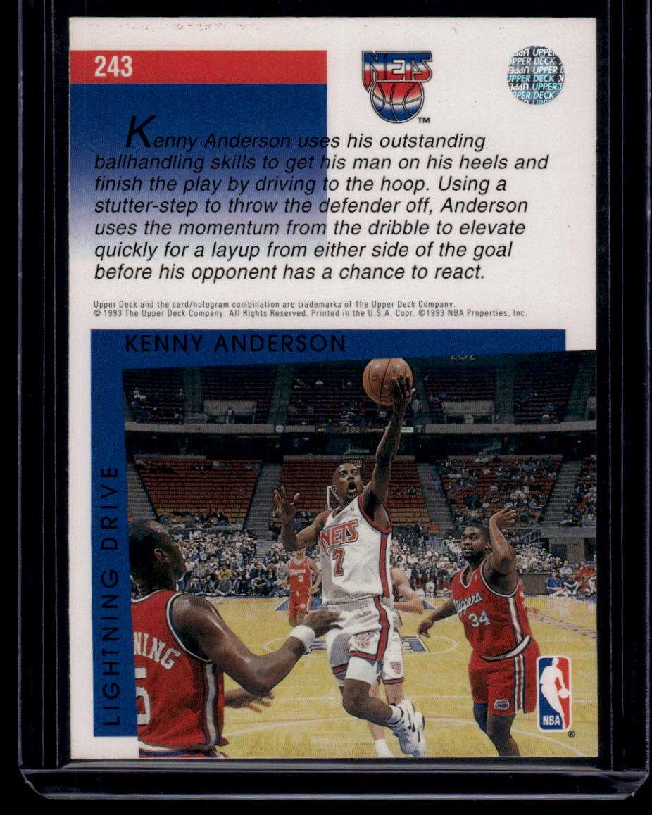 1993-94 Upper Deck #243 Kenny Anderson