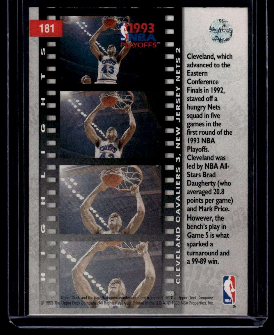 1993-94 Upper Deck #181 Cleveland Cavaliers