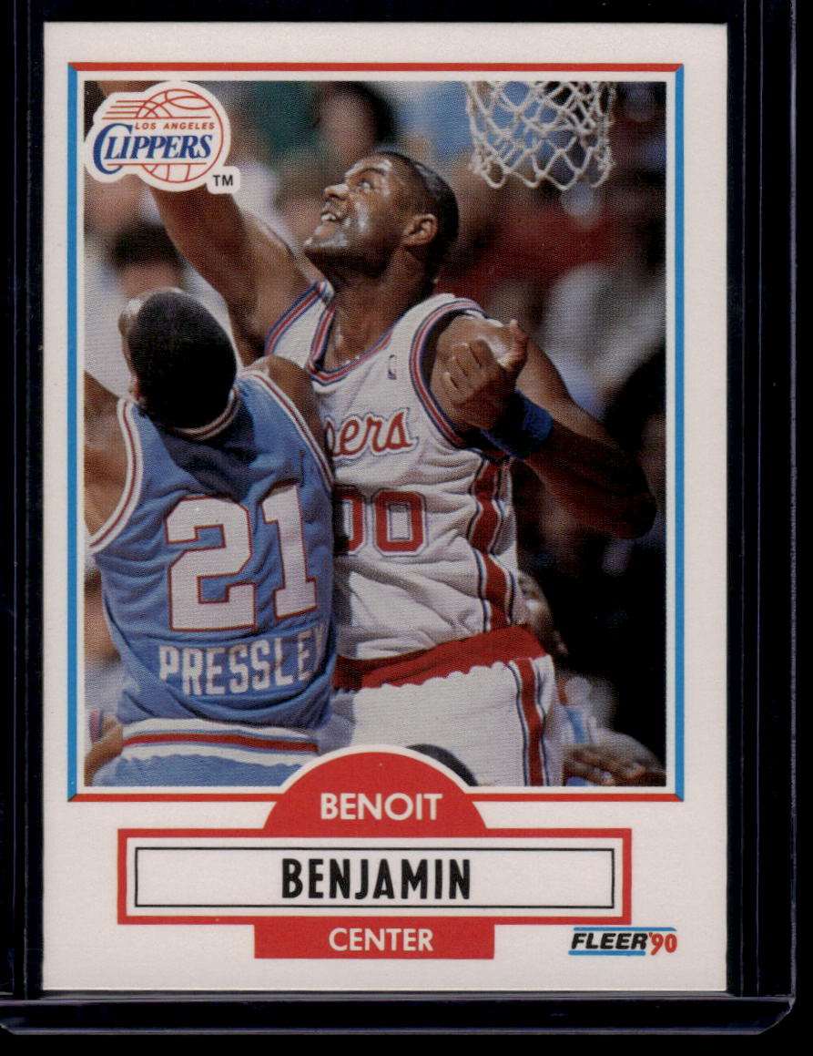 1990-91 Fleer #84b Benoit Benjamin