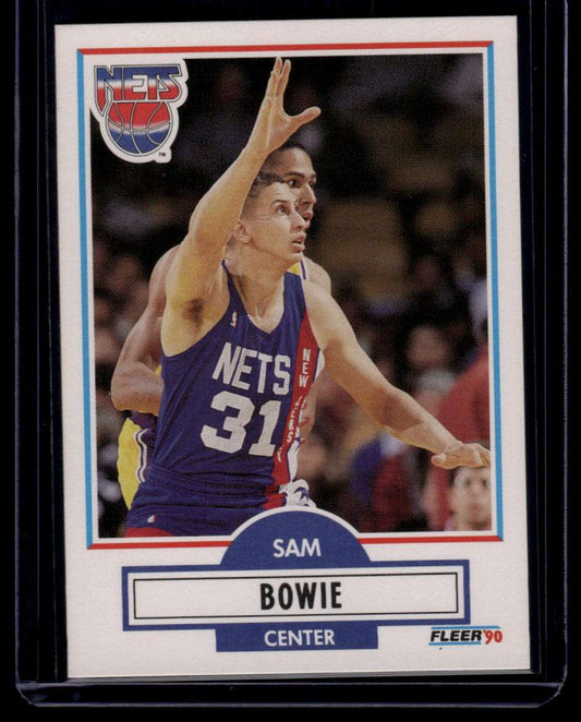 1990-91 Fleer #118 Sam Bowie