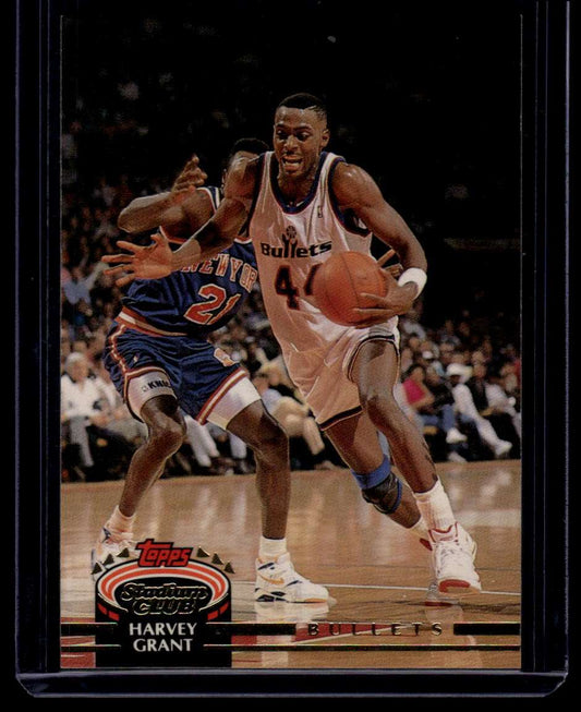 1992-93 Stadium Club #340 Harvey Grant