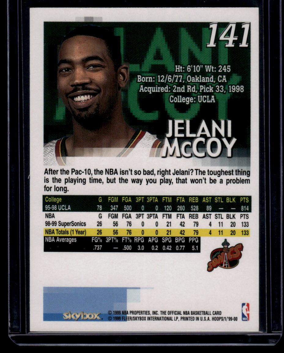 1999-00 Hoops #141 Jelani McCoy