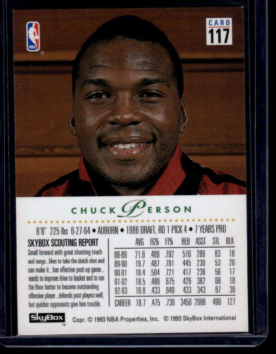 1993-94 SkyBox Premium #117 Chuck Person