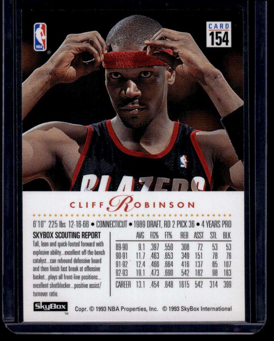 1993-94 SkyBox Premium #154 Clifford Robinson