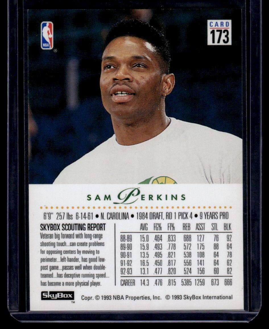 1993-94 SkyBox Premium #173 Sam Perkins